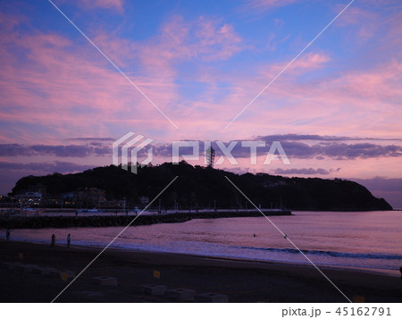 都市景観 江ノ島 夕景 都市景観 江ノ島 夕景 45162791