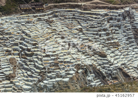 Salt ponds at Maras in Cusco, Peru 45162957