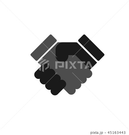 Shake Hands Handshake Vector Iconのイラスト素材