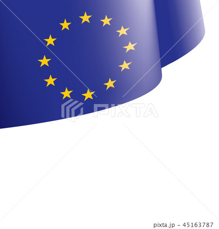 European union flag, vector illustration on a white background 45163787