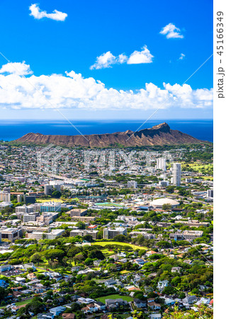 《ハワイ》ホノルルのパノラマ風景・タンタラスの丘より 《ハワイ》ホノルルのパノラマ風景・タンタラスの丘より 45166349