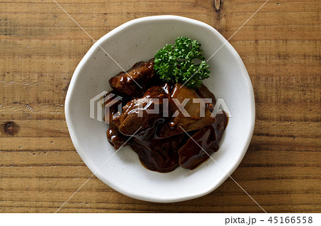 鶏レバーのしぐれ煮 45166558