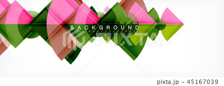 Trendy circles composition geometric background 45167039