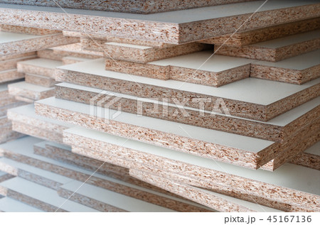 board chipboard cut parts for furniture production close-up board chipboard cut parts for furniture production close-up 45167136