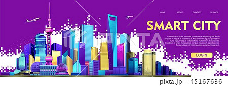 smart city banner smart city banner 45167636