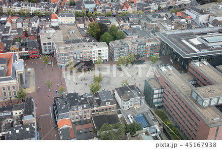 Aerial view over Leeuwarden Aerial view over Leeuwarden 45167938