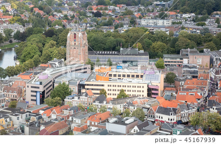 Aerial view over Leeuwarden Aerial view over Leeuwarden 45167939