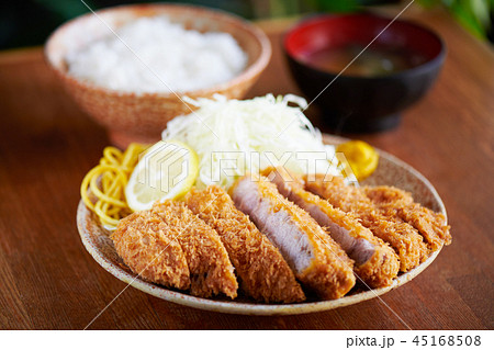 トンカツ定食　許可済み 45168508
