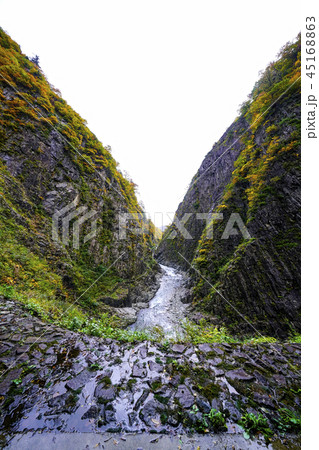 秋の清津峡、パノラマステーションからの景色 45168863
