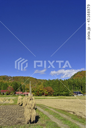 秋 骨寺村荘園遺跡地区と栗駒山 秋 骨寺村荘園遺跡地区と栗駒山 45168979