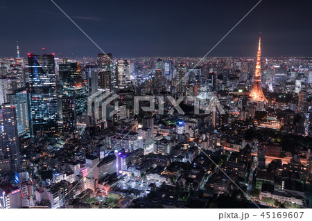 東京都心夜景 45169607