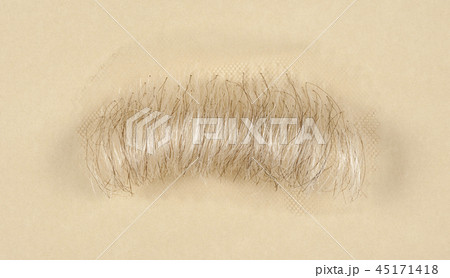 Artificial Mustache for Film and Theater Production. Artificial Artificial Mustache for Film and Theater Production. Artificial 45171418