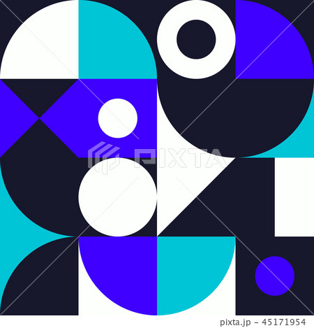 Minimalist background seamless pattern with simple shape 45171954