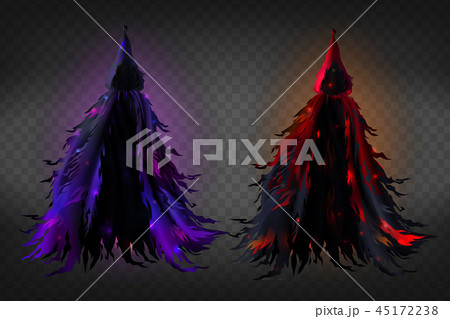 Vector witch costume, grim reaper fancy dress 45172238