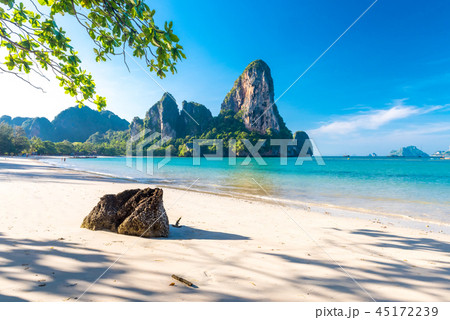 Railay beach in Krabi, Thailand Railay beach in Krabi, Thailand 45172239