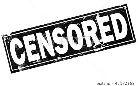 Censored word with in black frame word Censored word with in black frame word 45172368