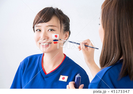 フェイスペインティング 45173347