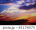 夕焼け空の風景絵画 45174075