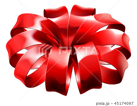 Gift Ribbon Red Bow Wrap Gift Ribbon Red Bow Wrap 45174097