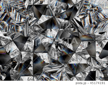 Diamond Texture Closeup And Kaleidoscopeのイラスト素材