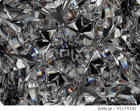 Gemstone extreme closeup and kaleidoscope pattern Gemstone extreme closeup and kaleidoscope pattern 45174192