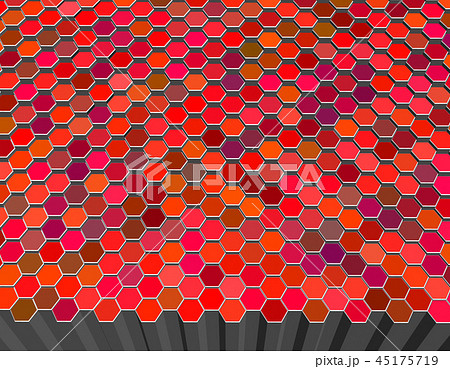 Abstract hexagonal background. Vector colorful 45175719
