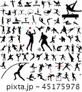 80 high quality sport silhouettes collection 45175978