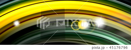 Mixing color waves on black, liquid flowing shapes Mixing color waves on black, liquid flowing shapes 45176796