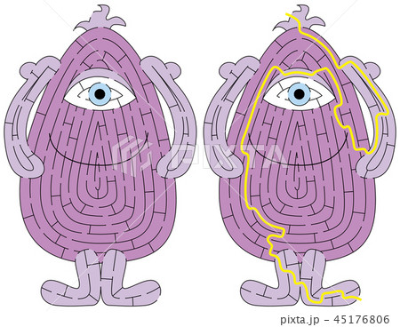 Little monster maze Little monster maze 45176806