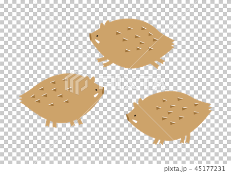 いのしし イラスト いのしし イラスト 45177231