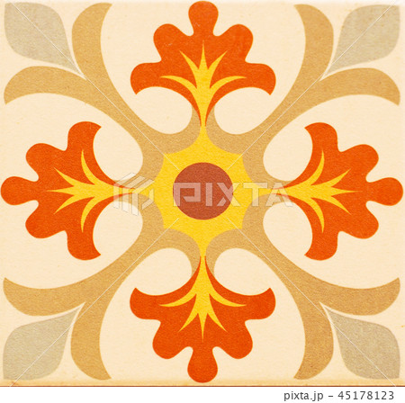 Detail of the traditional tiles Detail of the traditional tiles 45178123