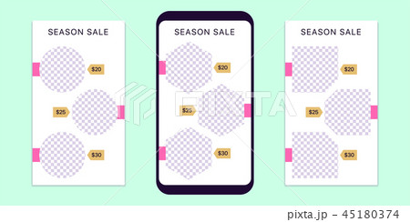 Story template for social media network. Editable Story template for social media network. Editable 45180374