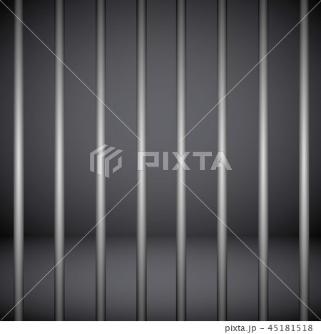jail bars steel prison dark background 45181518