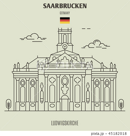 Ludwigskirche in Saarbrucken, Germany Ludwigskirche in Saarbrucken, Germany 45182018