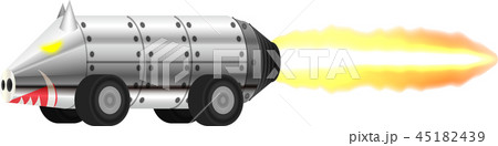 イノシシロボット シルバー ~ 猪突猛進:ロケットエンジンで突進 イノシシロボット シルバー ~ 猪突猛進:ロケットエンジンで突進 45182439