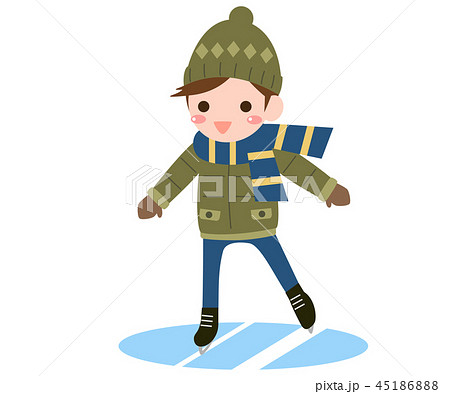 スケート2　男の子 45186888