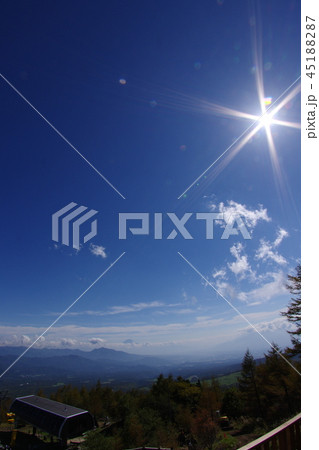 清里テラスと太陽 45188287