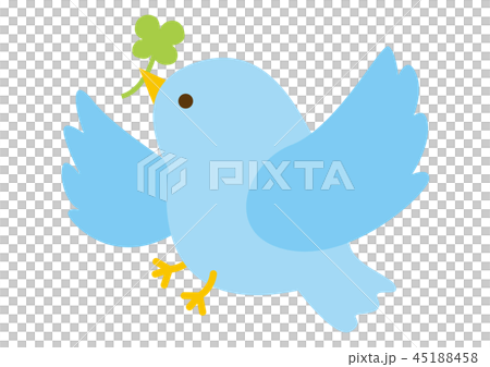 Clover and blue bird Clover and blue bird 45188458