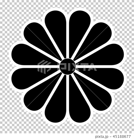 矢量菊花圖標 矢量菊花圖標 45188677