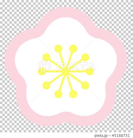 矢量梅花圖標 矢量梅花圖標 45188731