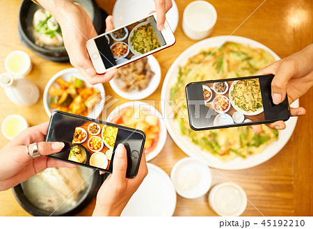 韓国　女子旅　韓国料理　食事 45192210