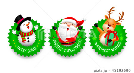 Funny Christmas Characters design Funny Christmas Characters design 45192690