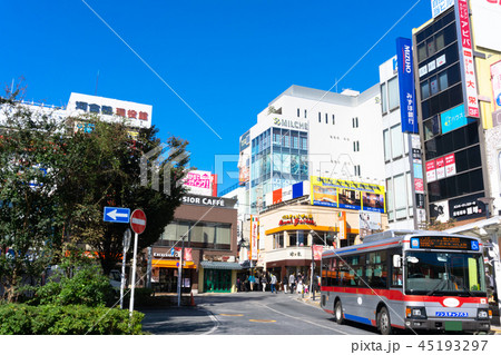 駅前風景　自由が丘駅 45193297