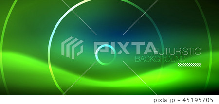 Neon glowing circles background Neon glowing circles background 45195705