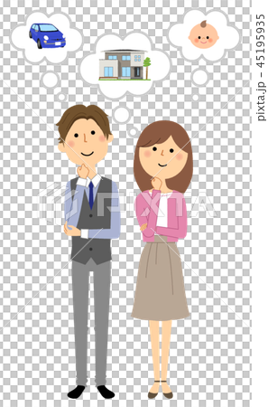 Young couple life plan 45195935