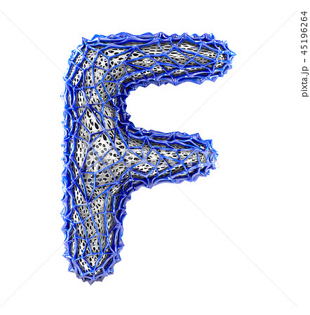 Blue plastic letter A with abstract holes. 3d Blue plastic letter A with abstract holes. 3d 45196264