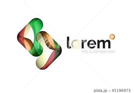 Geometric convergence vector business icon 45196973