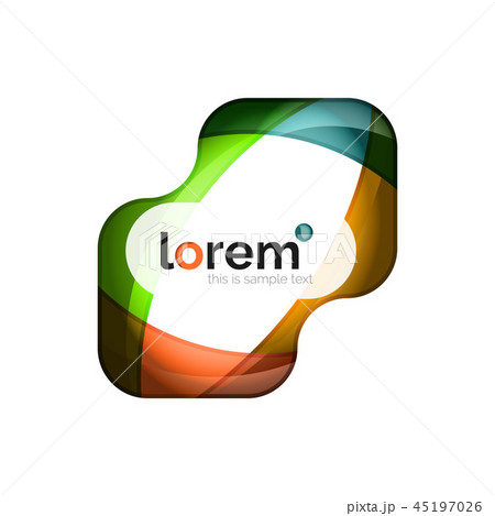 Geometric convergence vector business icon Geometric convergence vector business icon 45197026