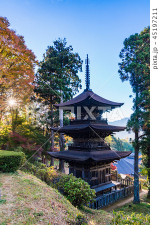 (長野県) 国宝 大法寺三重塔 (長野県) 国宝 大法寺三重塔 45197211