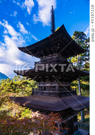 (長野県) 国宝 大法寺三重塔 (長野県) 国宝 大法寺三重塔 45197216